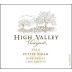 High Valley Petite Sirah 2014 Front Label