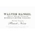 Walter Hansel Estate Vineyard Pinot Noir 2017 Front Label