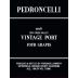 Pedroncelli Four Grapes Vintage Port 2016 Front Label