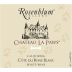Rosenblum Cellars Chateau La Paws Cote du Bone Blanc 2007 Front Label