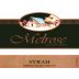 Melrose Wines Syrah 2015 Front Label