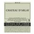 Chateau d'Arlay Cotes du Jura Tradition Rouge 2011 Front Label