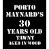 Maynard's 30 Years Old Aged Tawny Port Front Label