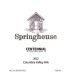 Springhouse Cellar Winery Centennial Red 2012 Front Label