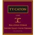 Ty Caton Ballfield Syrah 2008 Front Label