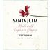Santa Julia Organic Tempranillo 2019 Front Label