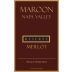Maroon Single Vineyard Reserve Merlot 2014 Front Label
