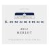 Longridge Merlot 2012 Front Label