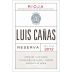 Bodegas Luis Canas Reserva 2012 Front Label