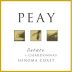 Peay Vineyards Estate Chardonnay 2020 Front Label