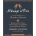 Menage a Trois Bourbon Barrel Cabernet Sauvignon 2017 Front Label