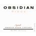 Tricycle Wine Company Obsidian Ridge Syrah 2007 Front Label