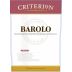 Criterion Barolo 2013 Front Label