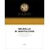 Fanti Brunello di Montalcino 2016 Front Label