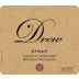 Drew Mendocino Ridge Valenti Vineyard Syrah 2016 Front Label