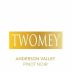 Twomey Anderson Valley Pinot Noir 2019 Front Label