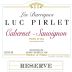 Luc Pirlet Les Barriques Reserve Cabernet Sauvignon 2014 Front Label