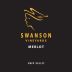 Swanson Napa Valley Merlot 2017 Front Label