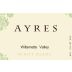 Ayres Pinot Blanc 2016 Front Label