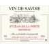 Domaine Jean Vullien St Jean de la Porte Mondeuse 2018 Front Label