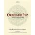 Chateau Ormes de Pez 2005 Front Label
