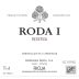 Bodegas Roda Roda I Rioja Reserva 2016 Front Label