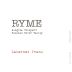 Ryme Alegria Vineyard Cabernet Franc 2022 Front Label