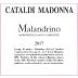 Cataldi Madonna Malandrino Montepulciano d'Abruzzo 2017 Front Label