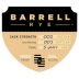 Barrell Batch 2 Rye Whiskey Front Label