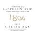 Domaine du Grapillon d'Or Gigondas 1806 2015 Front Label