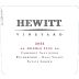 Hewitt Vineyard Double Plus Cabernet Sauvignon 2012 Front Label