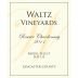 Waltz Vineyards Barrel Select Sur Lie Reserve Chardonnay 2011 Front Label