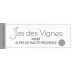 Famille Ravoire Jas Des Vignes Alpes De Hautes Provence Rose 2021 Front Label