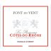 Domaine Font du Vent Les Promesses Cotes du Rhone Blanc 2019 Front Label