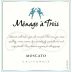Menage a Trois Moscato 2018 Front Label