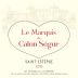 Chateau Calon-Segur Le Marquis de Calon-Segur 2016 Front Label