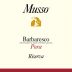Musso Pora Barbaresco Riserva 2019 Front Label