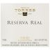 Familia Torres Reserva Real 2018 Front Label