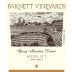 Barnett Vineyards Spring Mountain Merlot 2023 Front Label