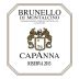 Capanna Brunello di Montalcino Riserva 2013 Front Label