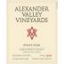 Alexander Valley Vineyards Pinot Noir 2020 Front Label