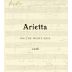 Arietta On The White Keys White Blend 2018 Front Label