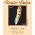 Raptor Ridge Willamette Valley Pinot Gris 2007 Front Label