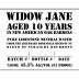 Widow Jane 10 Year Straight Bourbon Whiskey Front Label