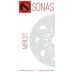 O.S Winery Sonas Merlot 2013 Front Label