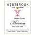 Westbrook Wine Farm Museum Red 2009 Front Label