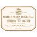 Chateau Pichon Longueville Comtesse de Lalande 1997 Front Label
