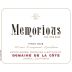 Domaine de la Cote Memorious Pinot Noir 2015 Front Label