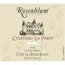 Rosenblum Cellars Chateau La Paws Cote du Bone Blanc 2006 Front Label