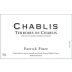 Patrick Piuze Chablis Terroir de Chablis 2018 Front Label